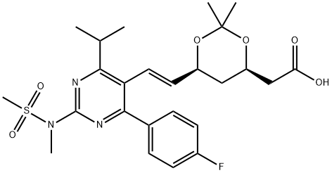 瑞舒伐他汀酸水解未完全产物, 894787-93-0, 结构式