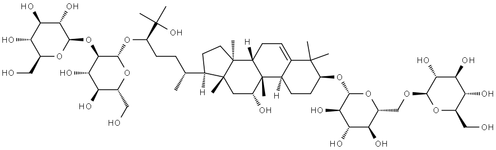 罗汉果皂甙IV,89590-95-4,结构式