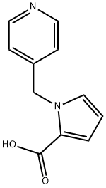 1-(吡啶-4-基甲基)-1H-吡咯-2-羧酸 结构式