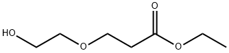 Propanoic acid, 3-(2-hydroxyethoxy)-, ethyl ester 结构式