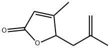 2(5H)-Furanone, 4-methyl-5-(2-methyl-2-propen-1-yl)- Structure