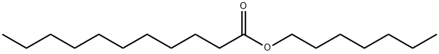 Undecanoic acid heptyl ester Struktur