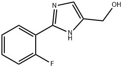 2-(2-FLUOROPHENYL)-1H-IMIDAZOL-5-YL]METHANOL Structure