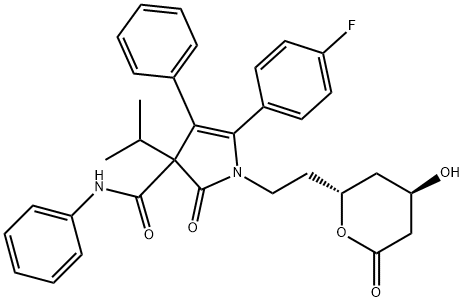 Atorvastatin pyrrolidone lactone Struktur