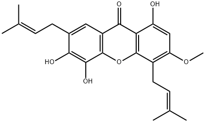 PARVIFOLIXANTHONE B, 906794-57-8, 结构式