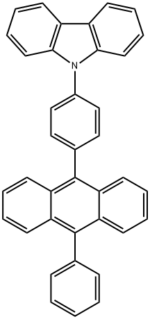 9-(4-(10-苯基蒽-9-基)苯基)-9H-咔唑, 910647-23-3, 结构式