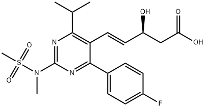 Rosuvastatin Substituted Hydroxy Pentenoic Acid Structure
