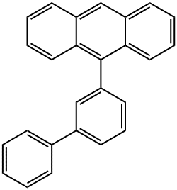 9-([1,1'-联苯]-3-基)蒽 结构式