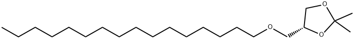 16-<(2S)-(2,3-(isopropylidenedioxy)propyl)oxy>hexadecane,91326-86-2,结构式