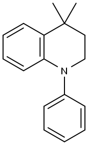 1,2,3,4-Tetrahydro-4,4-dimethyl-1-phenylquinoline 结构式