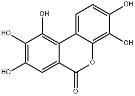 3,4,8,9,10-Pentahydroxy Urolithin Struktur