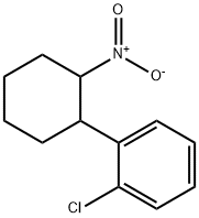 Benzene, 1-chloro-2-(2-nitrocyclohexyl)- Struktur