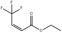 2-Butenoic acid, 4,4,4-trifluoro-, ethyl ester, (2Z)-, 91600-34-9, 结构式