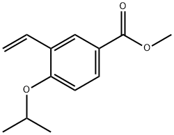 Benzoic acid, 3-ethenyl-4-(1-methylethoxy)-, methyl ester 结构式