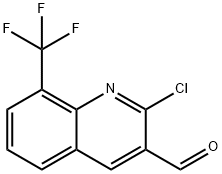 2-氯-8-(三氟甲基)-3-喹啉甲醛,920494-32-2,结构式