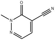 4-Pyridazinecarbonitrile, 2,3-dihydro-2-methyl-3-oxo-,92187-25-2,结构式