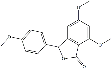 5,6-デスメチル-レンジオキシ-5-メトキシアグララクトン 化学構造式