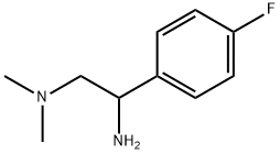 2-氨基-2-(4-氟苯基)乙基]二甲基胺, 923183-19-1, 结构式