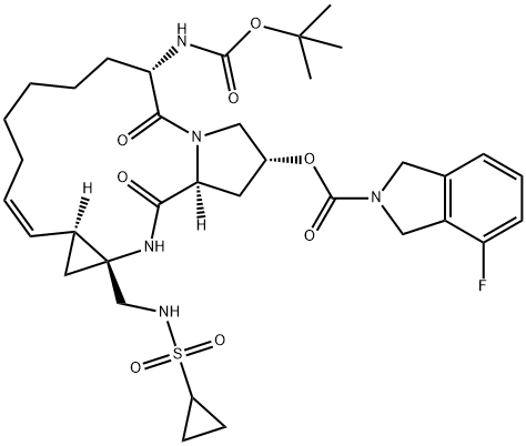 Danoprevir (RG7227/ITMN-191) Struktur