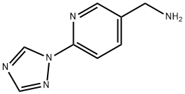 6-(1H-1,2,4-三唑-1-基)吡啶-3-基]甲胺,926226-93-9,结构式