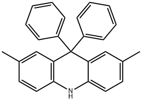 2,7-二甲基-9,9-二苯基吖啶, 92638-87-4, 结构式