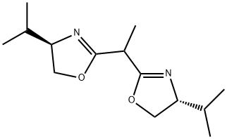 Oxazole, 2,2'-ethylidenebis[4,5-dihydro-4-(1-methylethyl)-, (4R,4'R)- Structure