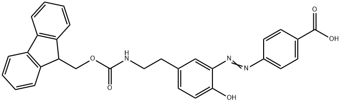 934968-77-1 4-(5-(2-N-Fmoc ethyl)-2-hydroxyphenylazo)benzoic acid