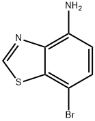 4-Benzothiazolamine, 7-bromo- Struktur