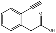 2-(2-乙炔基苯基)乙酸,936693-17-3,结构式