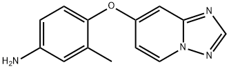 4-([1,2,4]triazolo[1,5-a]pyridin-7-yloxy)-3-methylaniline Struktur
