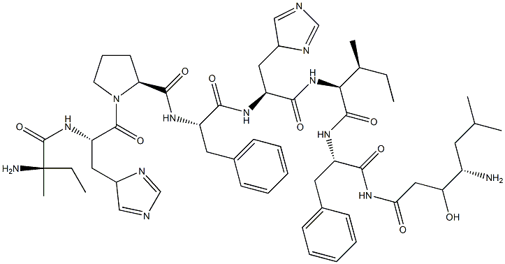 renin inhibitory peptide, statine Structure