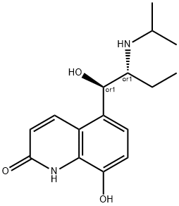 94198-40-0 2(1H)-Quinolinone, 8-hydroxy-5-[(1R,2R)-1-hydroxy-2-[(1-methylethyl)amino]butyl]-, rel-