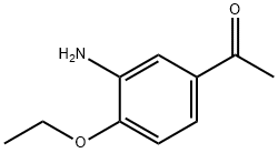 1-(3-アミノ-4-エトキシフェニル)エタノン 化学構造式