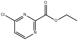 2-PYRIMIDINECARBOXYLIC ACID, 4-CHLORO-, ETHYL ESTER 结构式