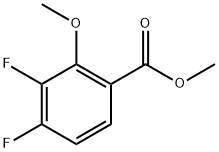 3,4-Difluoro-2-methoxybenzoic acid methyl ester Struktur