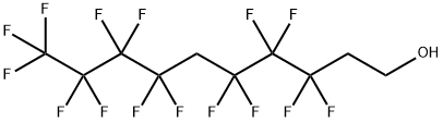 1-Decanol, 3,3,4,4,5,5,7,7,8,8,9,9,10,10,10-pentadecafluoro- 结构式