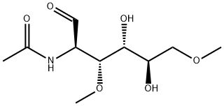 2-Acetamido-2-deoxy-3,6-di-O-methyl-D-glucose Struktur
