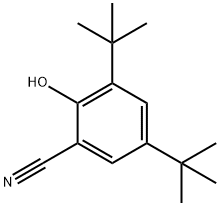 3,5-二叔丁基-2-羟基苯甲腈, 95091-86-4, 结构式