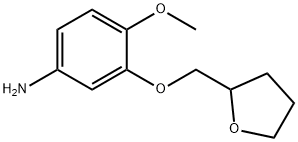 4-methoxy-3-(oxolan-2-ylmethoxy)aniline Struktur