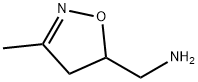 1-(3-メチル-4,5-ジヒドロ-5-イソオキサゾリル)メタンアミン 化学構造式