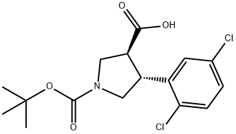 959577-44-7 (Tert-Butoxy)Carbonyl (±)-trans-4-(2,5-dichloro-phenyl)-pyrrolidine-3-carboxylic acid
