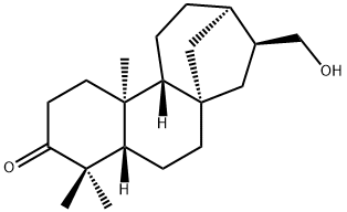 ENT-17-羟基-3-贝壳杉酮 结构式