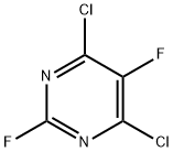 4,6-Dichloro-2,5-difluoropyrimidine 结构式