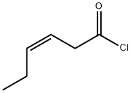 3-Hexenoyl chloride, (3Z)- Structure