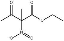 Butanoic acid, 2-methyl-2-nitro-3-oxo-, ethyl ester Structure