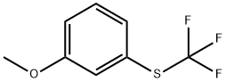 Benzene, 1-methoxy-3-[(trifluoromethyl)thio]- Structure