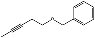 Benzene, [(3-pentyn-1-yloxy)methyl]- Struktur