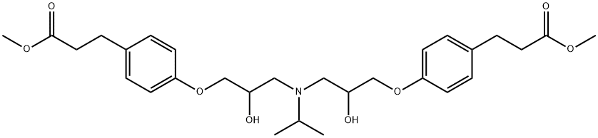 Esmolol Impurity 2 HCl 化学構造式