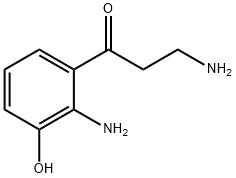 1-Propanone, 3-amino-1-(2-amino-3-hydroxyphenyl)- Structure