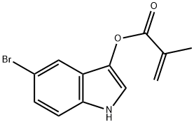 5-Bromindoxyl-methacrylat,100123-22-6,结构式